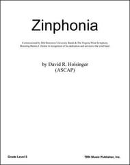 Zinphonia Concert Band sheet music cover Thumbnail